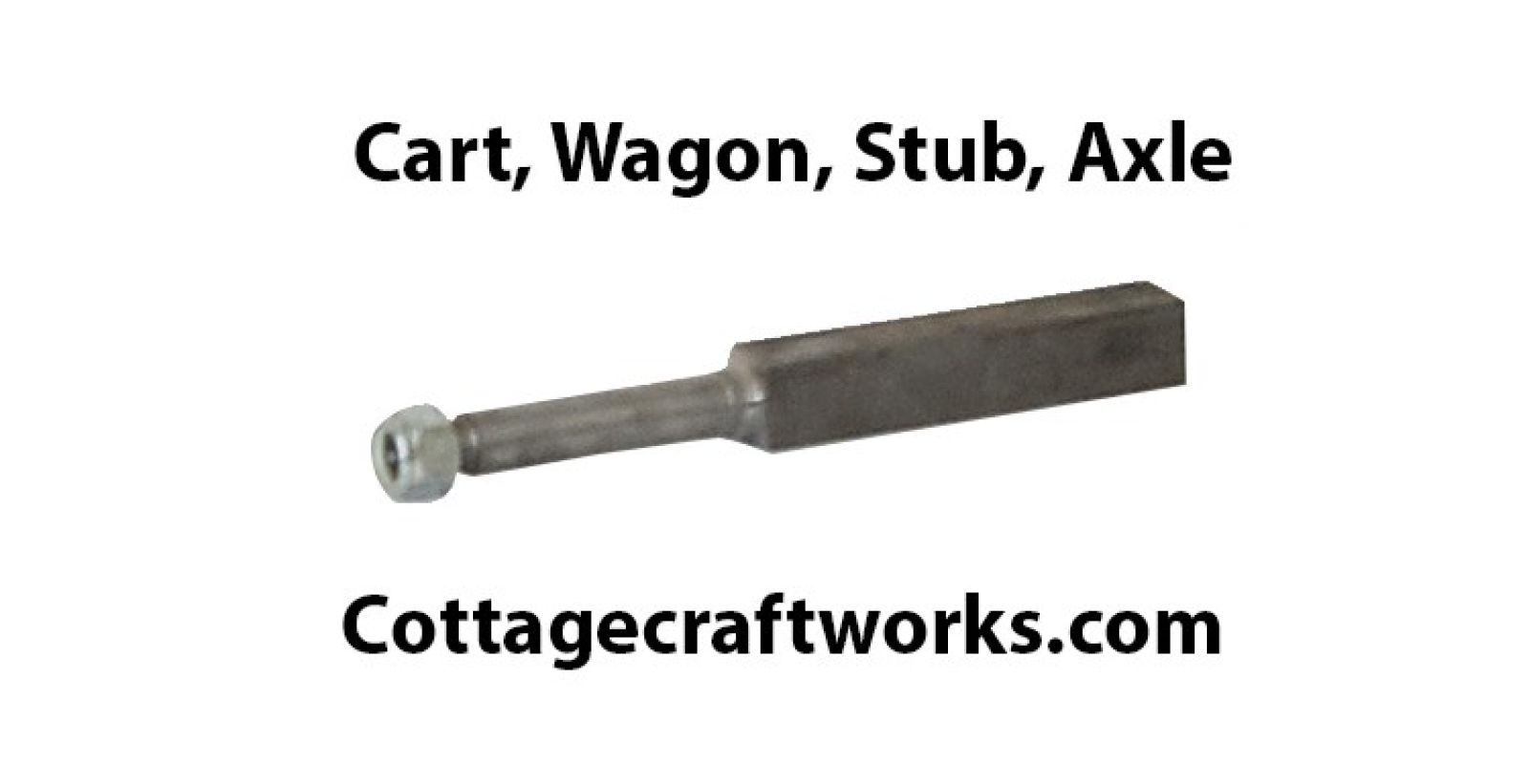 Wagon, Pony, Cart, Weldable Stub Axle