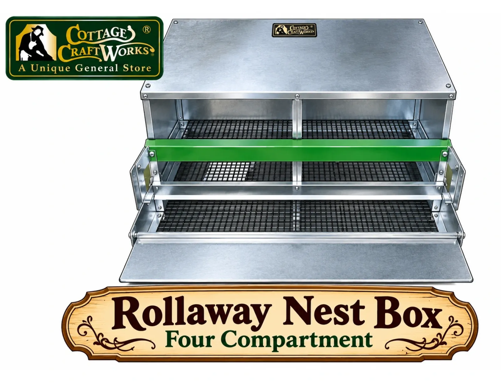 Chicken Nesting Box | Rollaway Egg Nest