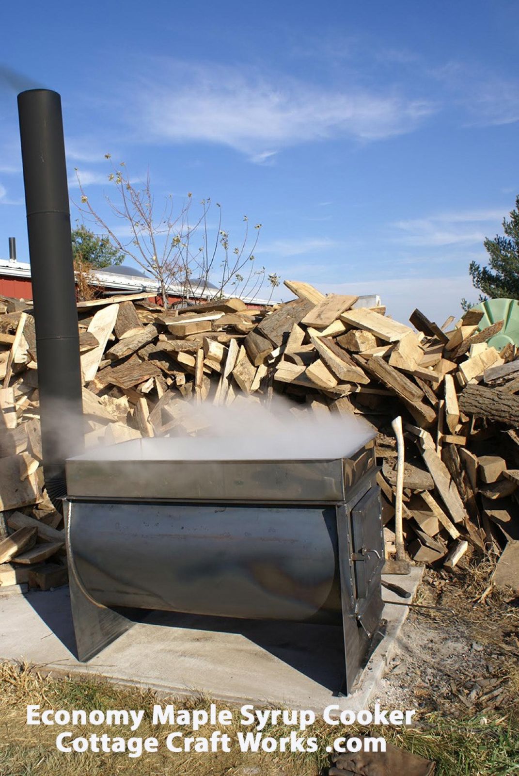 Hobby Small Economy Maple Syrup Cooker | Wood Fired Evaporator