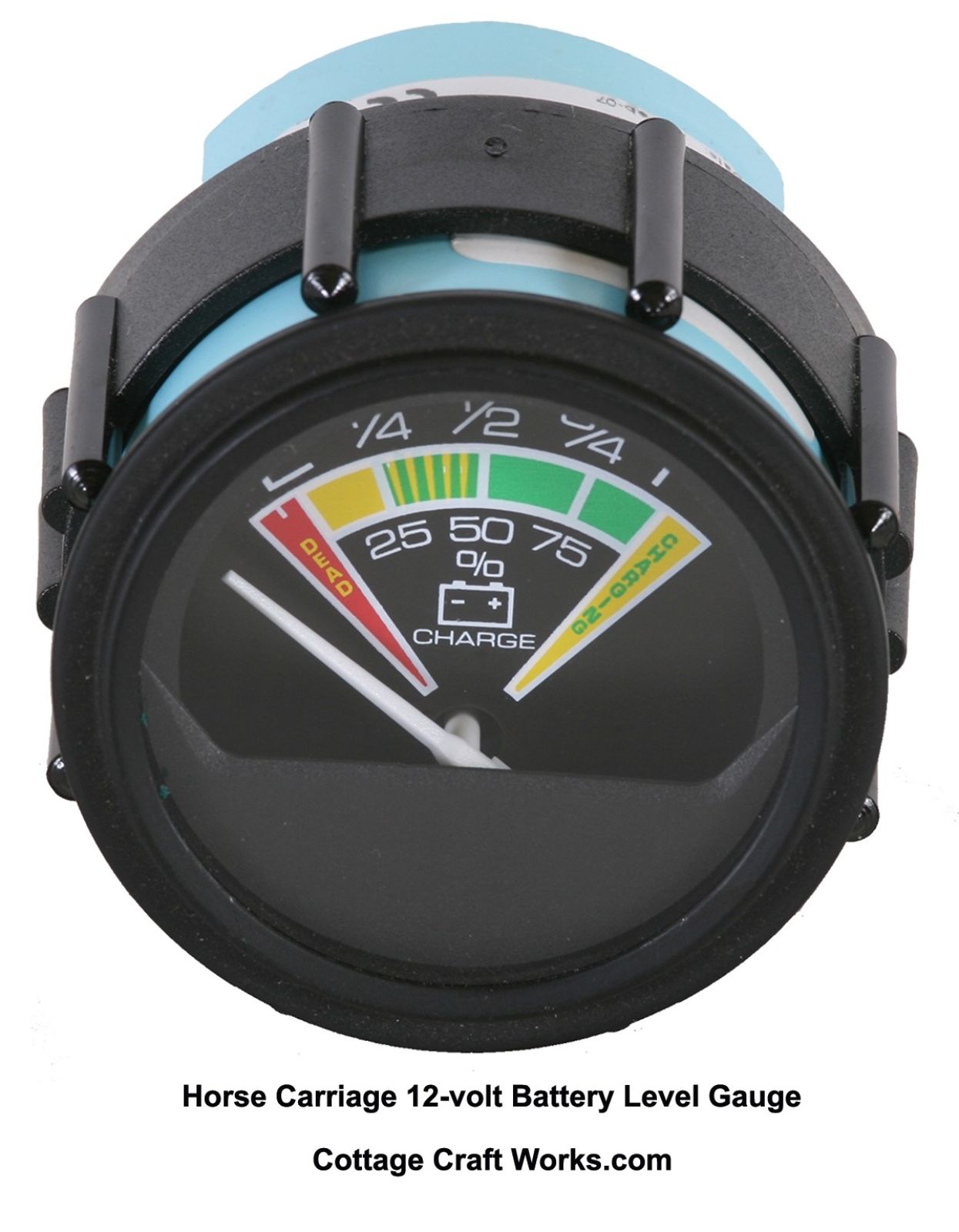 Horse Carriage 12-volt Battery Level Gauge