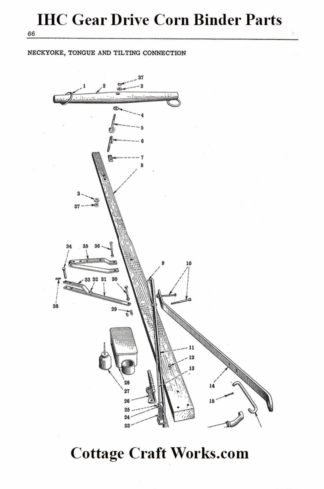 IHC GD Corn Binder Horse Hitching Parts