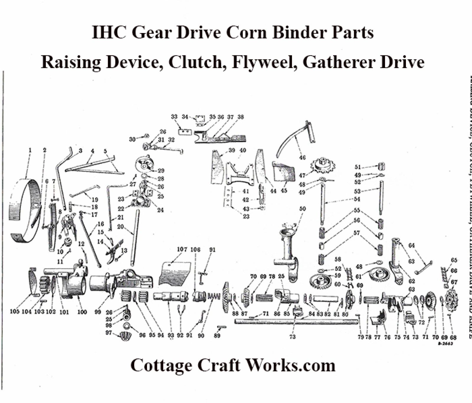 IHC GD Corn Binder Raising Device 