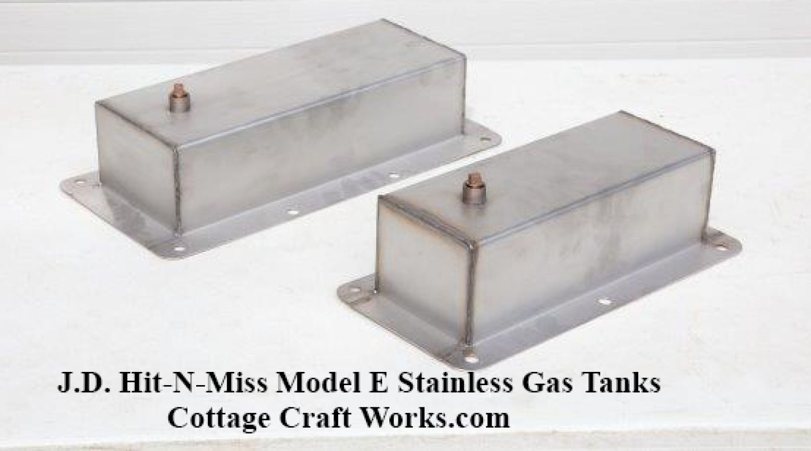 JD E Hit-N-Miss Stainless Steel Gas Tanks