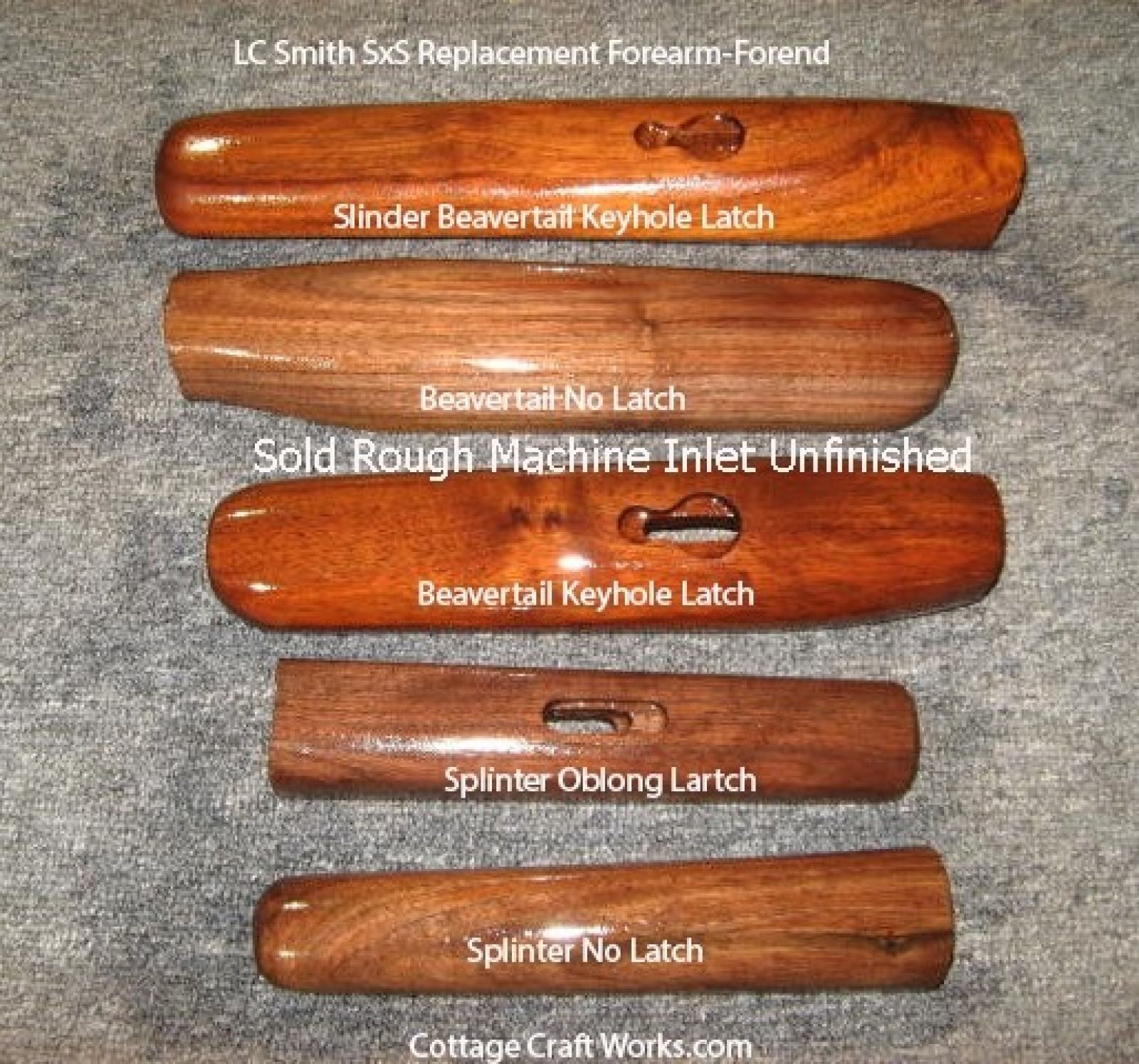 LC Smith SxS Replacement Forearm-Forend