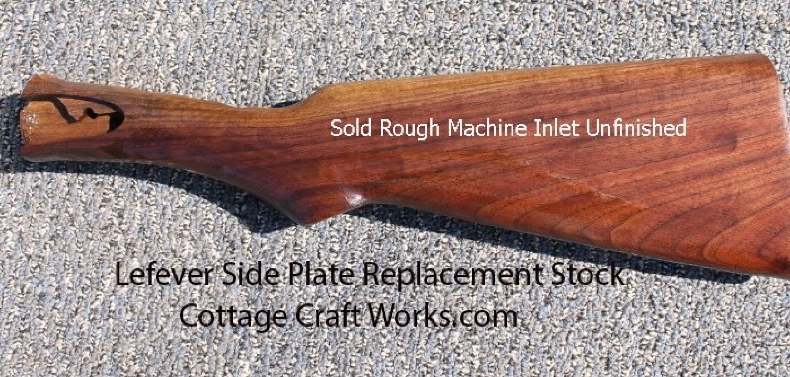Lefever Side Plate Shotgun Replacement Stock