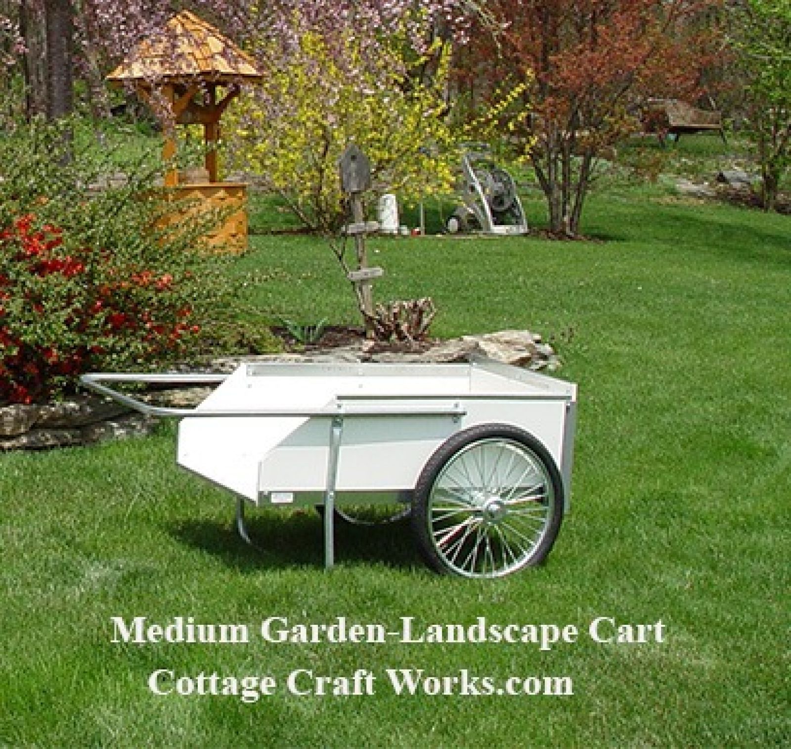 Medium Two Wheel Garden Cart 