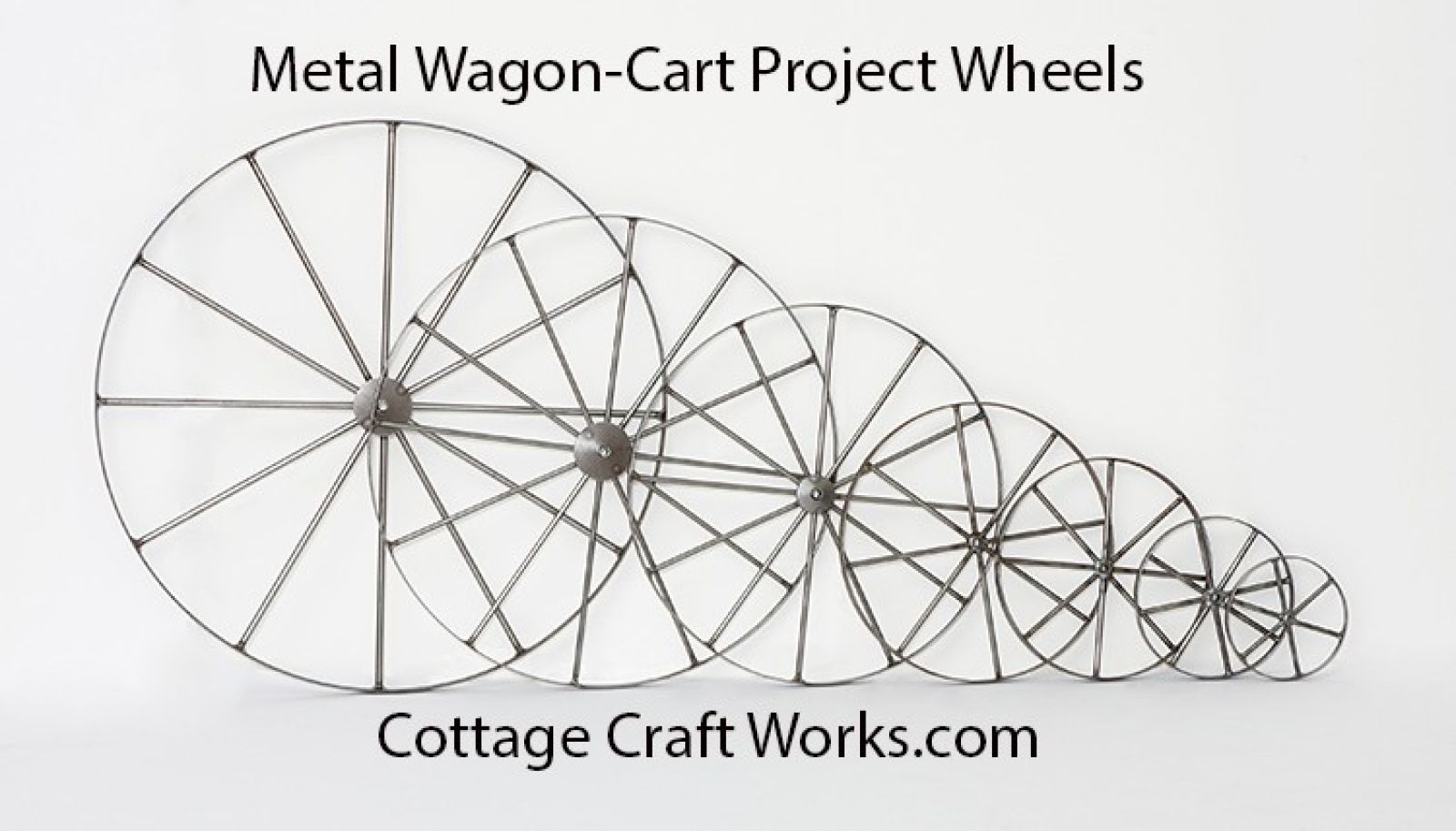 8-14 Inch Metal Spoke Wagon Wheel