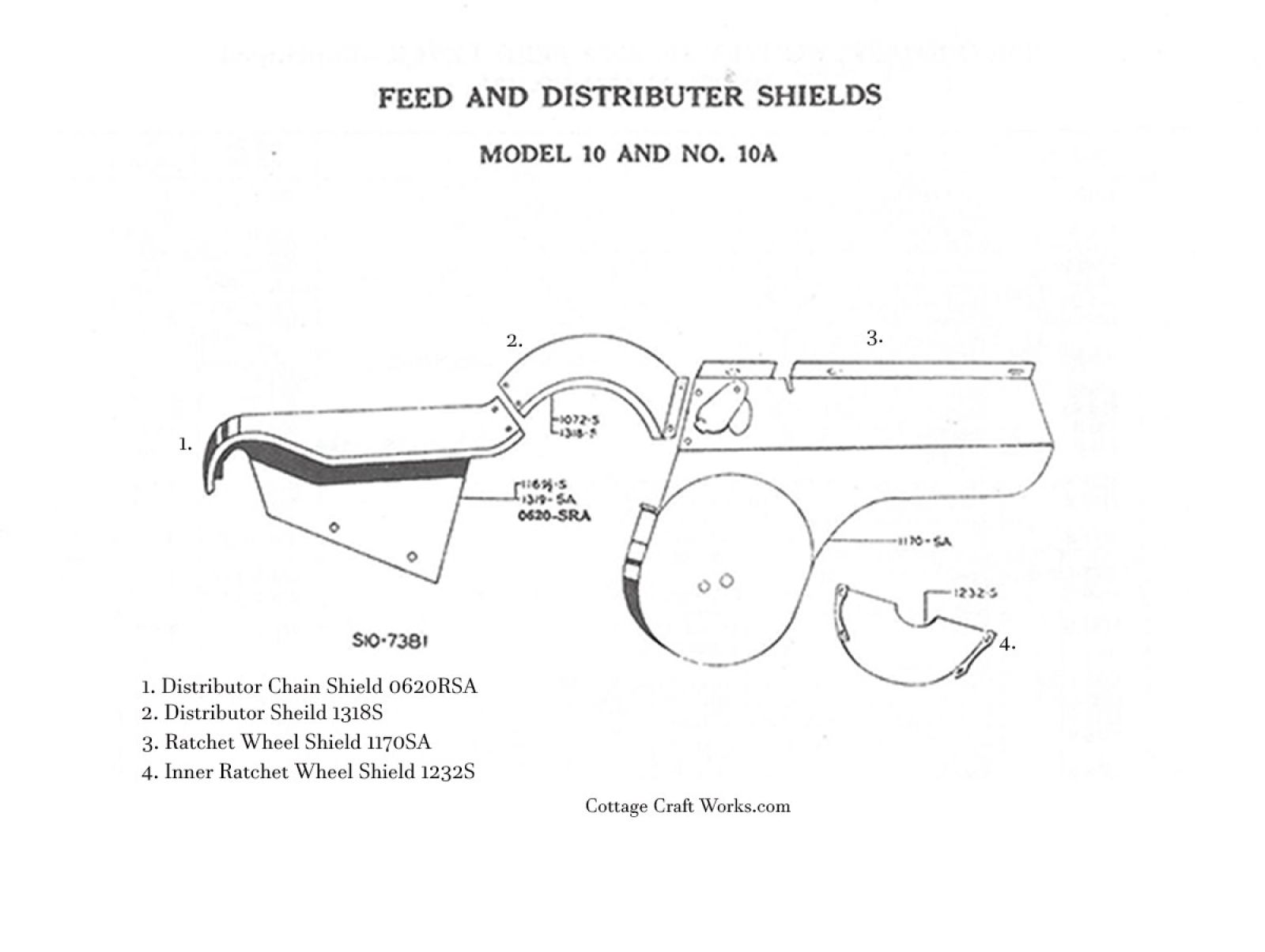 New Idea 10-8 Manure Spreader Shields