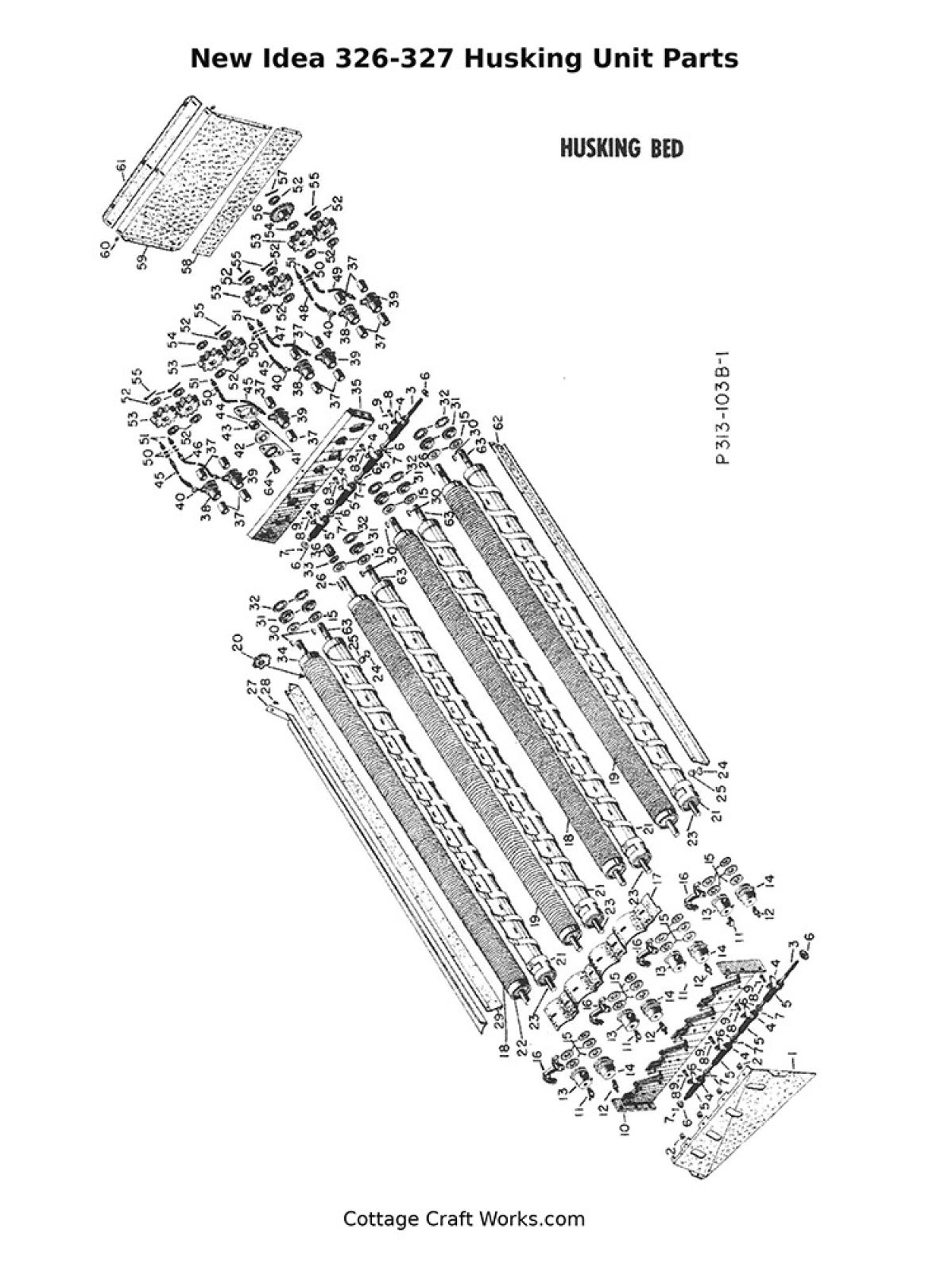 New Idea 326-327 Husking Unit Parts