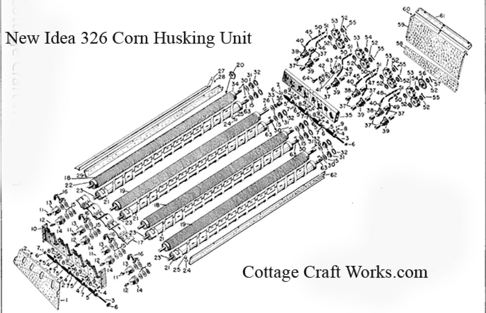 New Idea 326-327 Husking Unit Parts