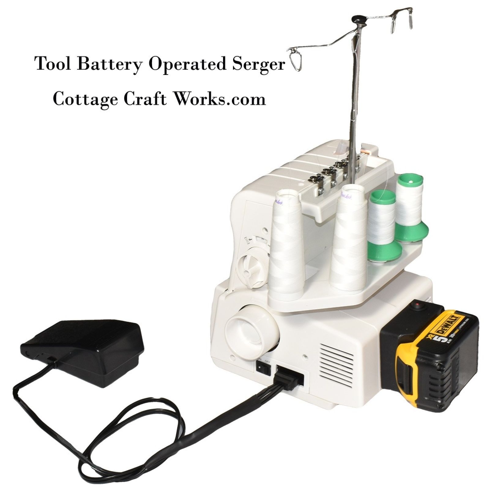 Tool Battery Sewing Serger Machine