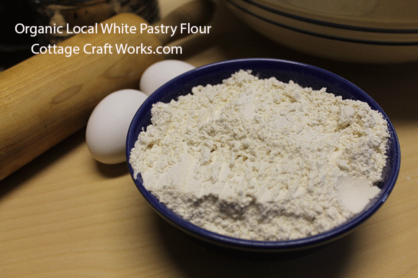 Organic Local White Fine Pastry Flour
