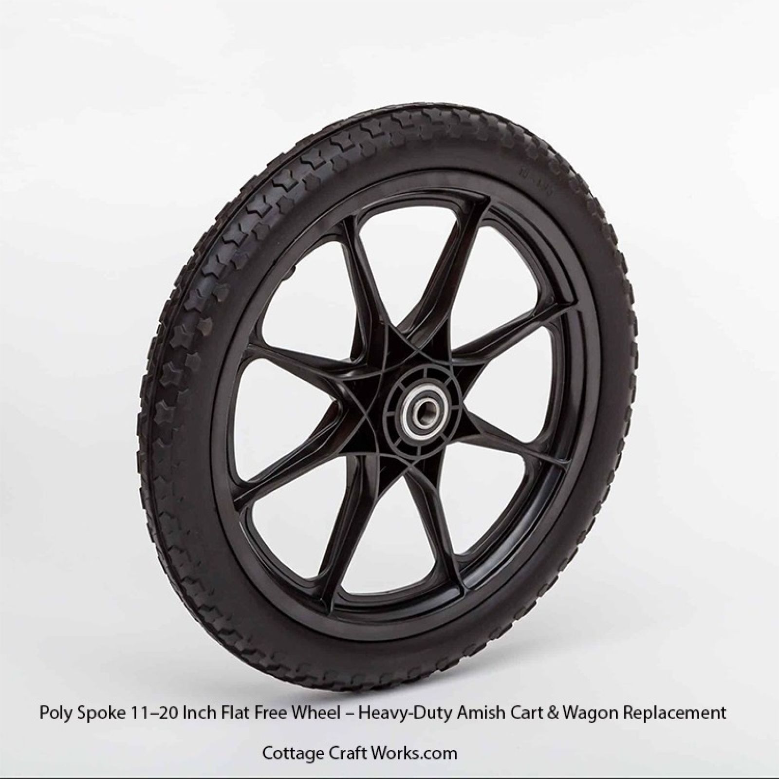 Poly Spoke 11–20 Inch Flat Free Wheel