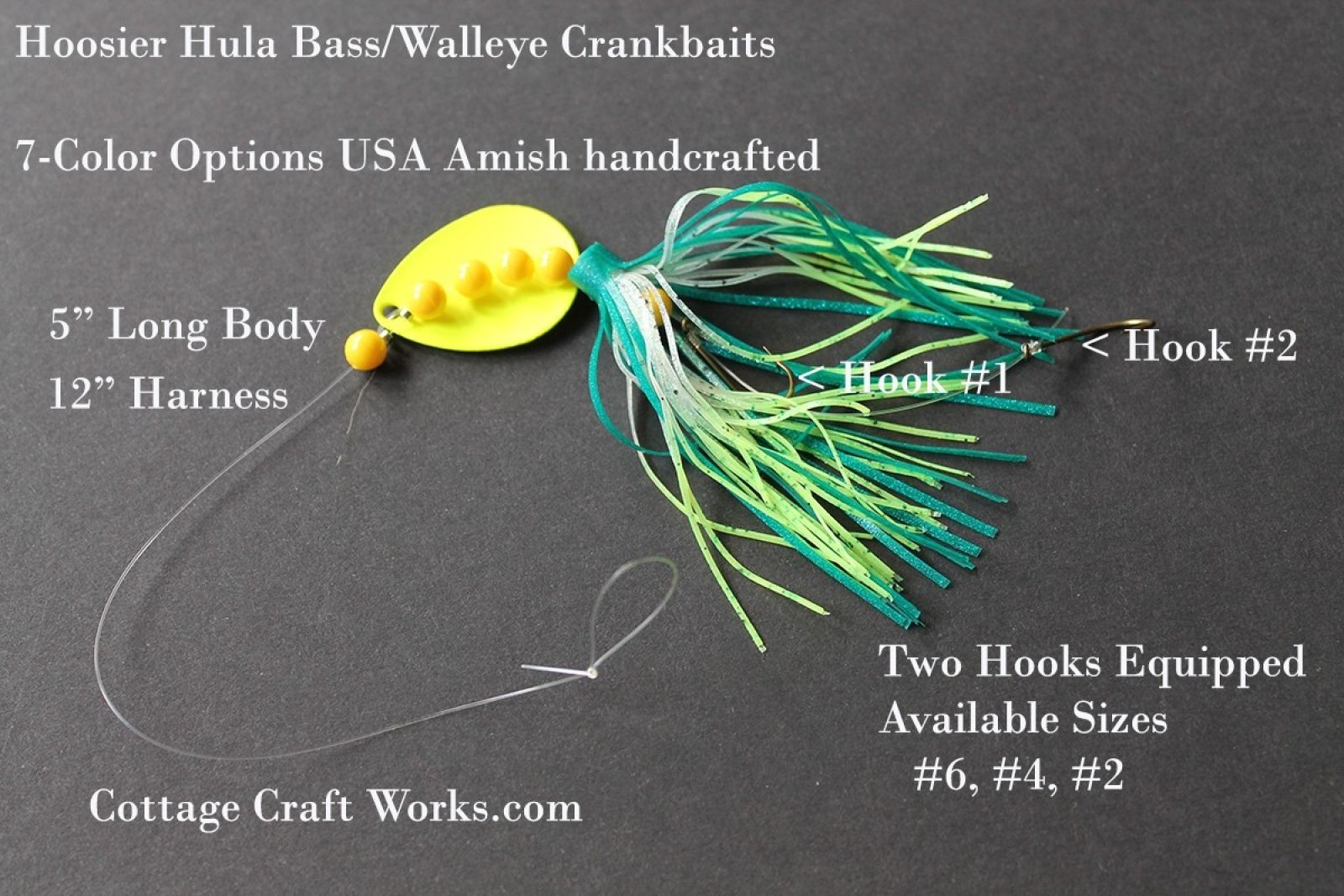 Hoosier Hula Bass-Walleye Crankbaits