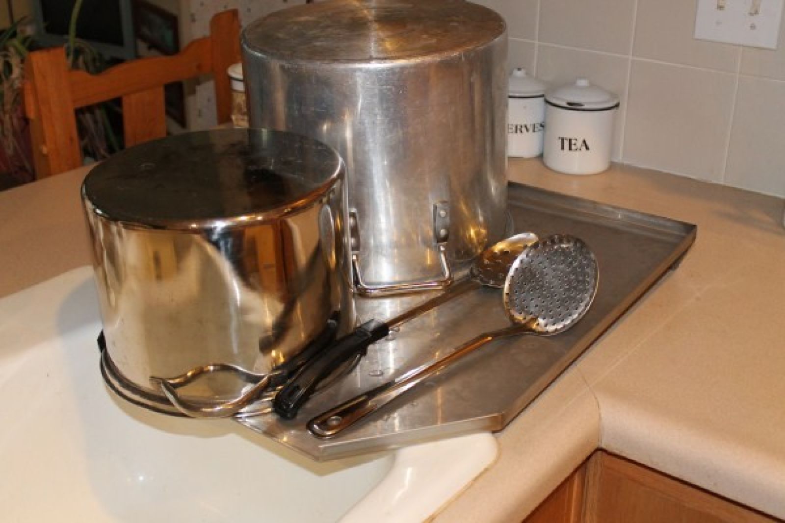 Stainless Steel Kitchen Sink Drain Board
