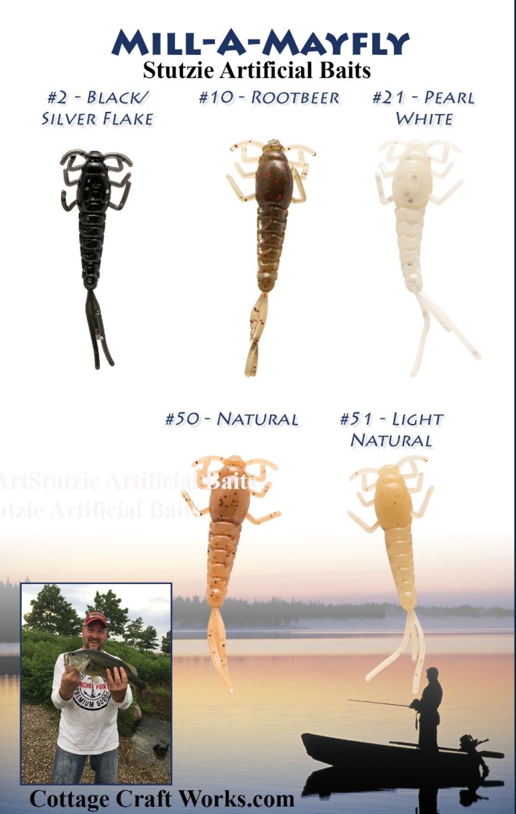 Mill-A-Mayfly Artificial Bait