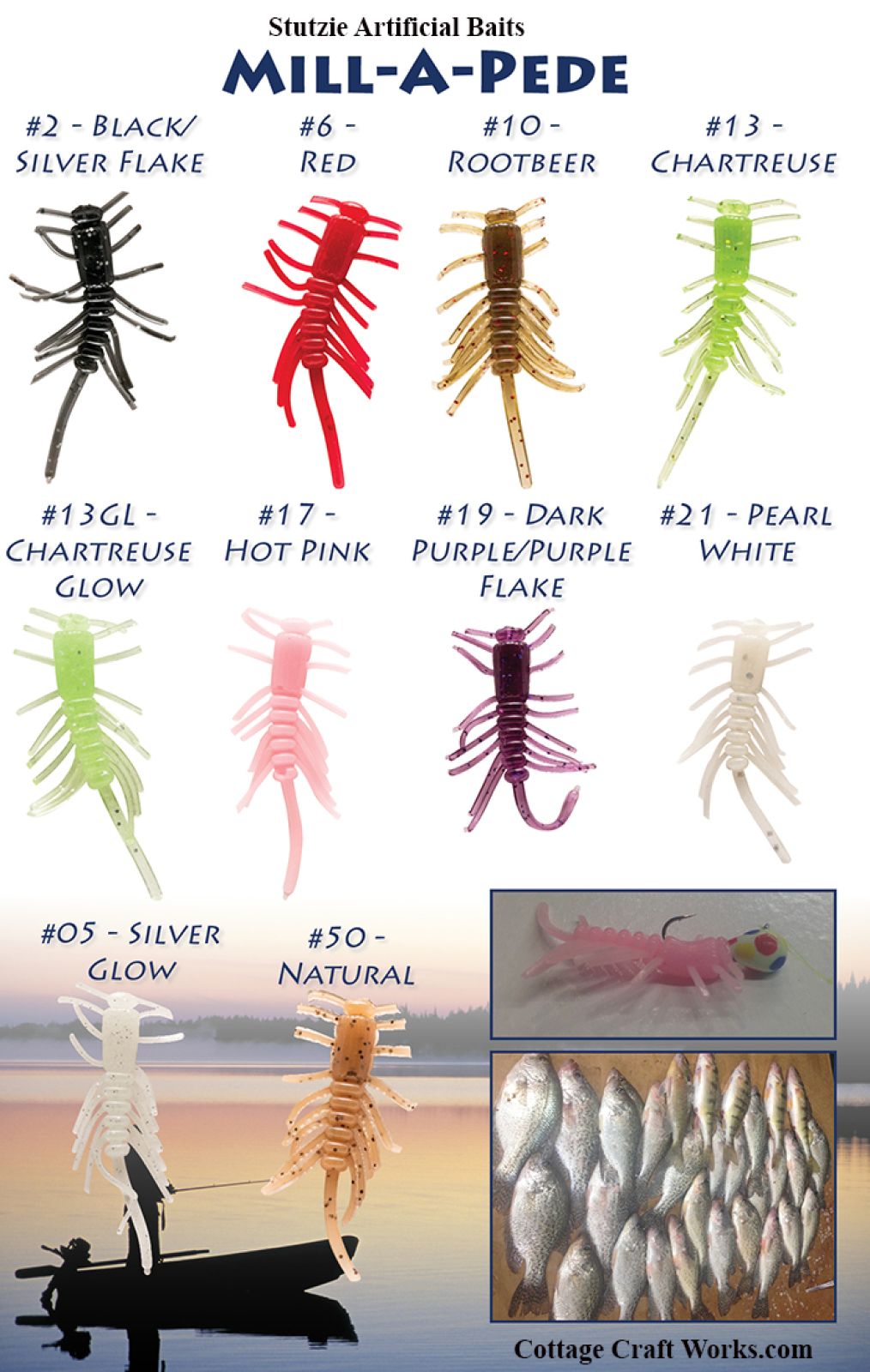 Mill-A-Pede Artificial Bait