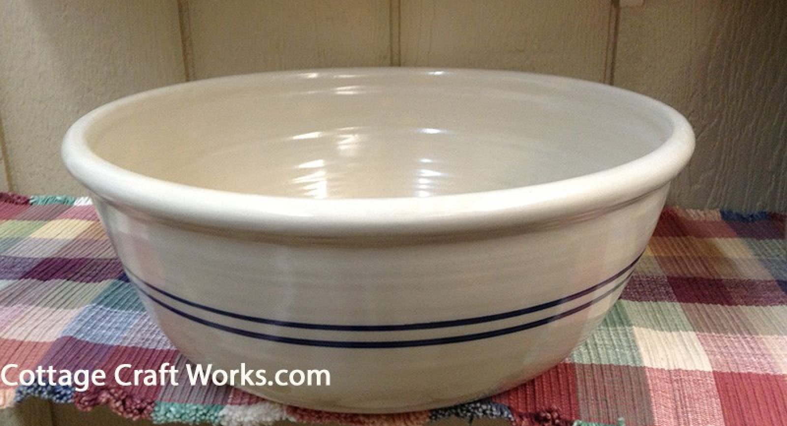 USA Stoneware Large Bread Making Bowl