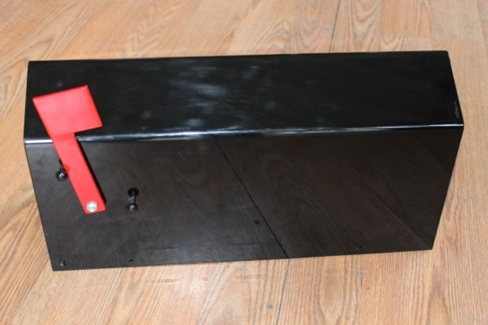 Black Metal Vandal Resistant Mail Box