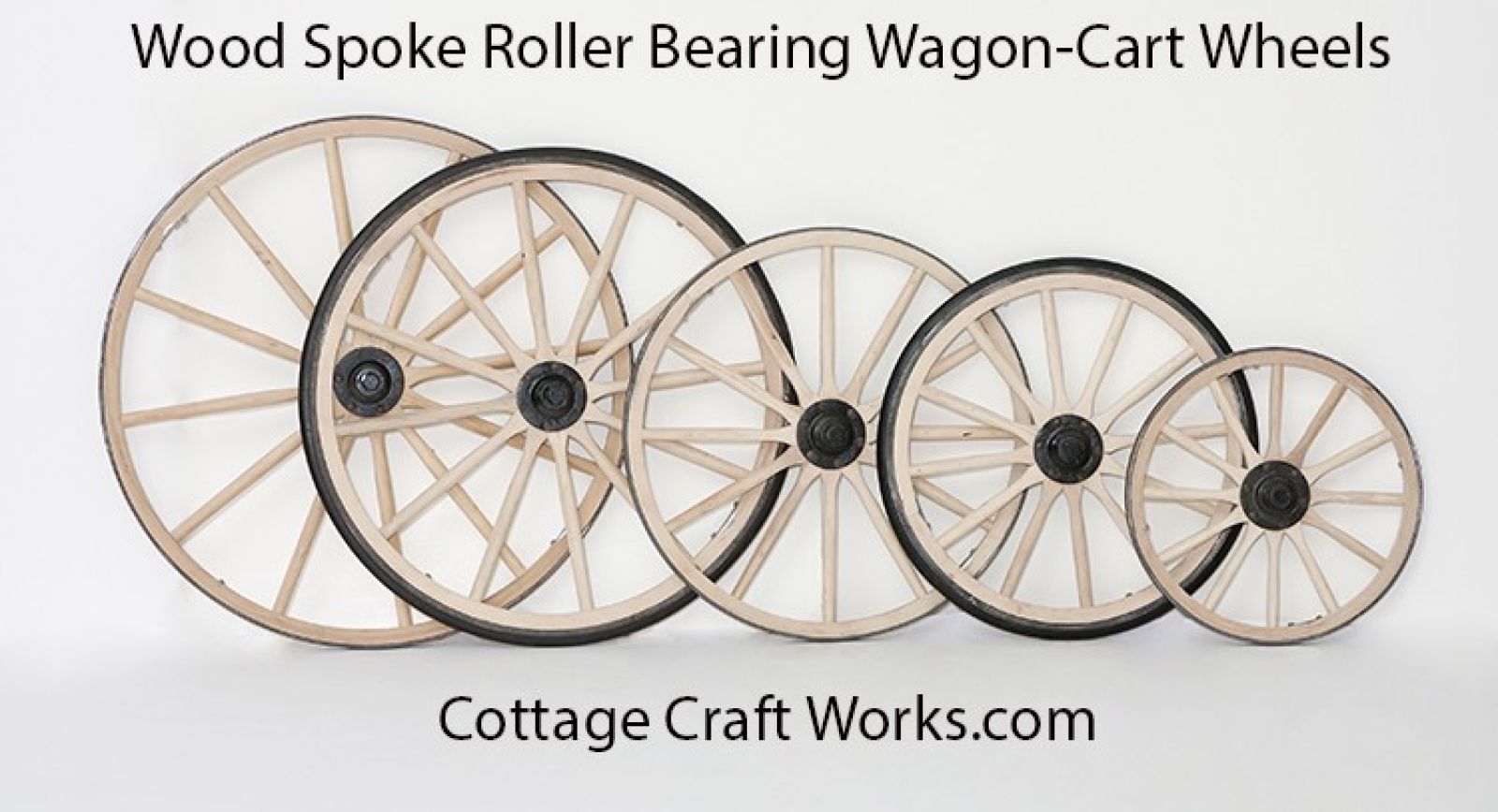36 Inch Roller Bearing Wood Spoke Wheel