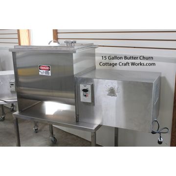 15 Gallon Small Dairy Commercial Grade Butter Churn
