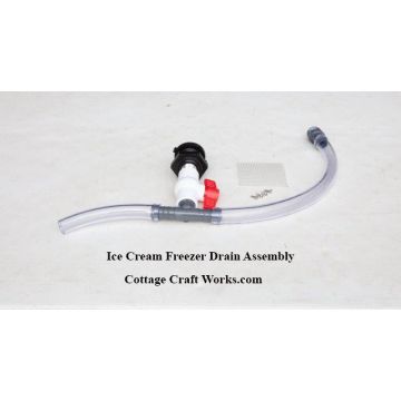 Country 20-Qt Ice Cream Freezer Drain Assembly with valve
