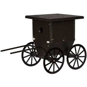 Amish poly buggy wren house outdoor birdhouse garden décor