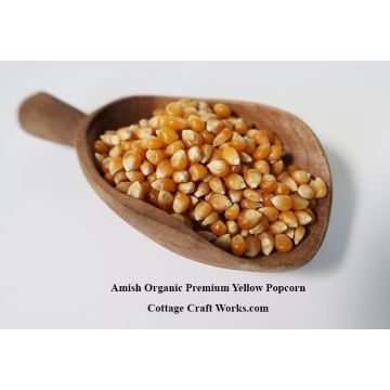 Amish Certified Organic Premium Yellow Popcorn   