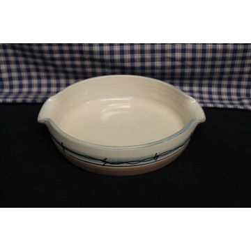 USA Stoneware Pottery | Large  Baking Dish Barb Wire