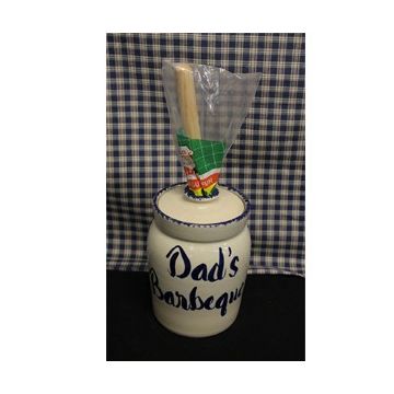 USA Stoneware | Barbeque Sauce Jar | Mop
