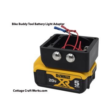  Tool battery Adapter- lights, Bicycle, Dirt Bike, ATV