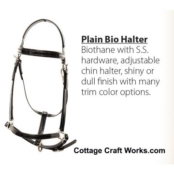 Biothane Plain Horse Halter