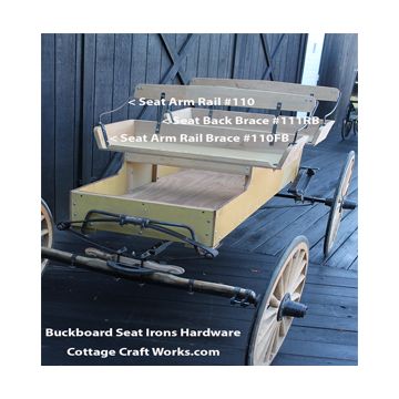 Buckboard Wagon Seat Hardware Irons