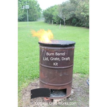 Burn Barrel Grate Lid Screen