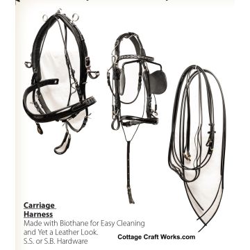 USA Supreme BioThane Carriage Harness
