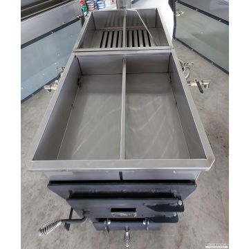 wood fired maple syrup evaporator 2x6 pans
