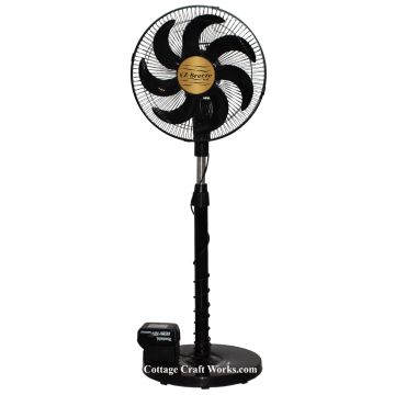 Portable Battery Powered Fan Compatible with Milwaukee DeWalt Makita