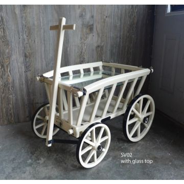 Goat Wagons Painted
