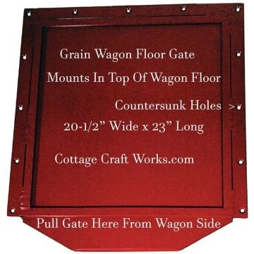 Gravity Grain Wagon Floor Slide Gate