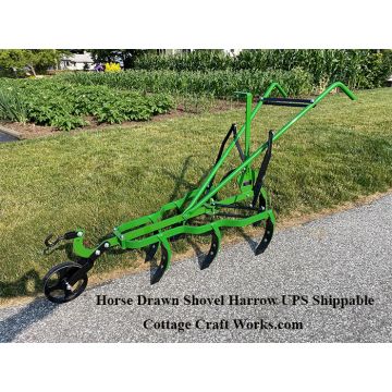 All Metal Horse Drawn Shovel Harrow  