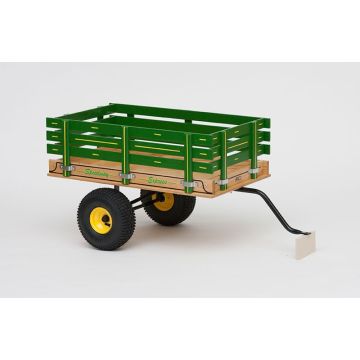 Kids Tricycle Big Bike Trailer John Deer Grren