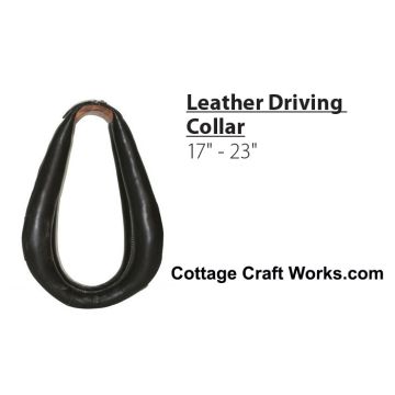 USA Leather Horse Driving Collar, Pony, Standard Sizes