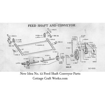 New Idea No. 12 Spreader Feed Conveyor Parts