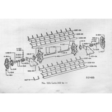 New Idea No. 12 Spreader Main Cylinder Parts