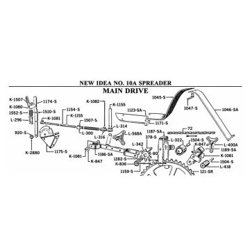 New Idea 10-10A Spreader Main Drive Parts