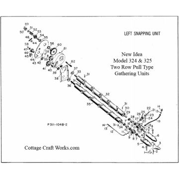 New Idea 324, 325 Corn Picker Left Snapping Unit