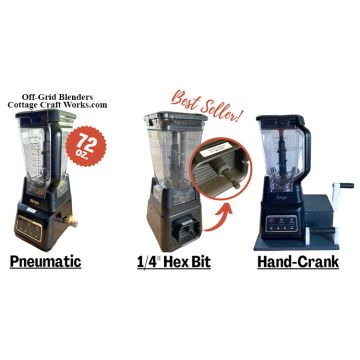 Off Grid Non Electric High Speed Blender Food Processor