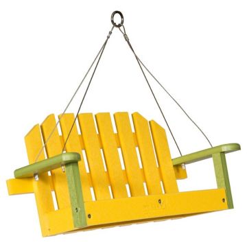 poly swing bird feeder recycled poly bird feeder