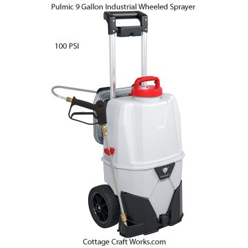 Pulmic 9 Gallon Agriculture/ Industrial Wheeled Sprayer