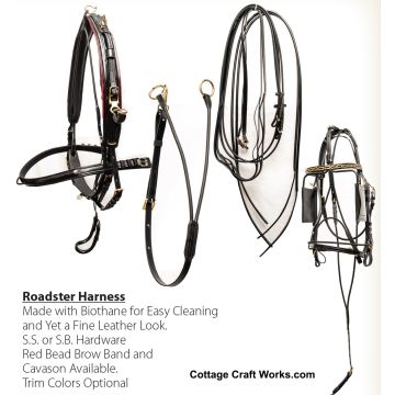 USA BioThane Supreme Roadster Competition Horse Harness